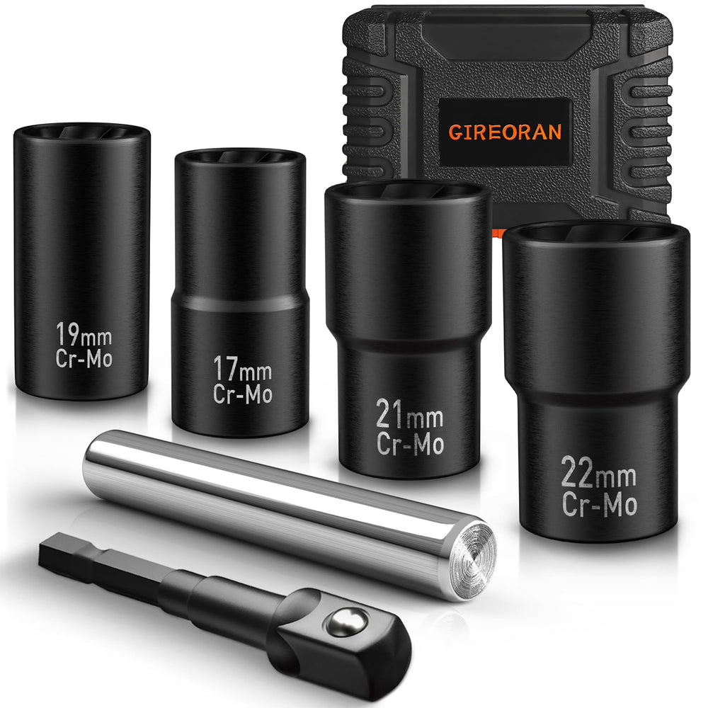 GIREORAN front packaging showing complete 6-piece kit and case, quick identification benefit