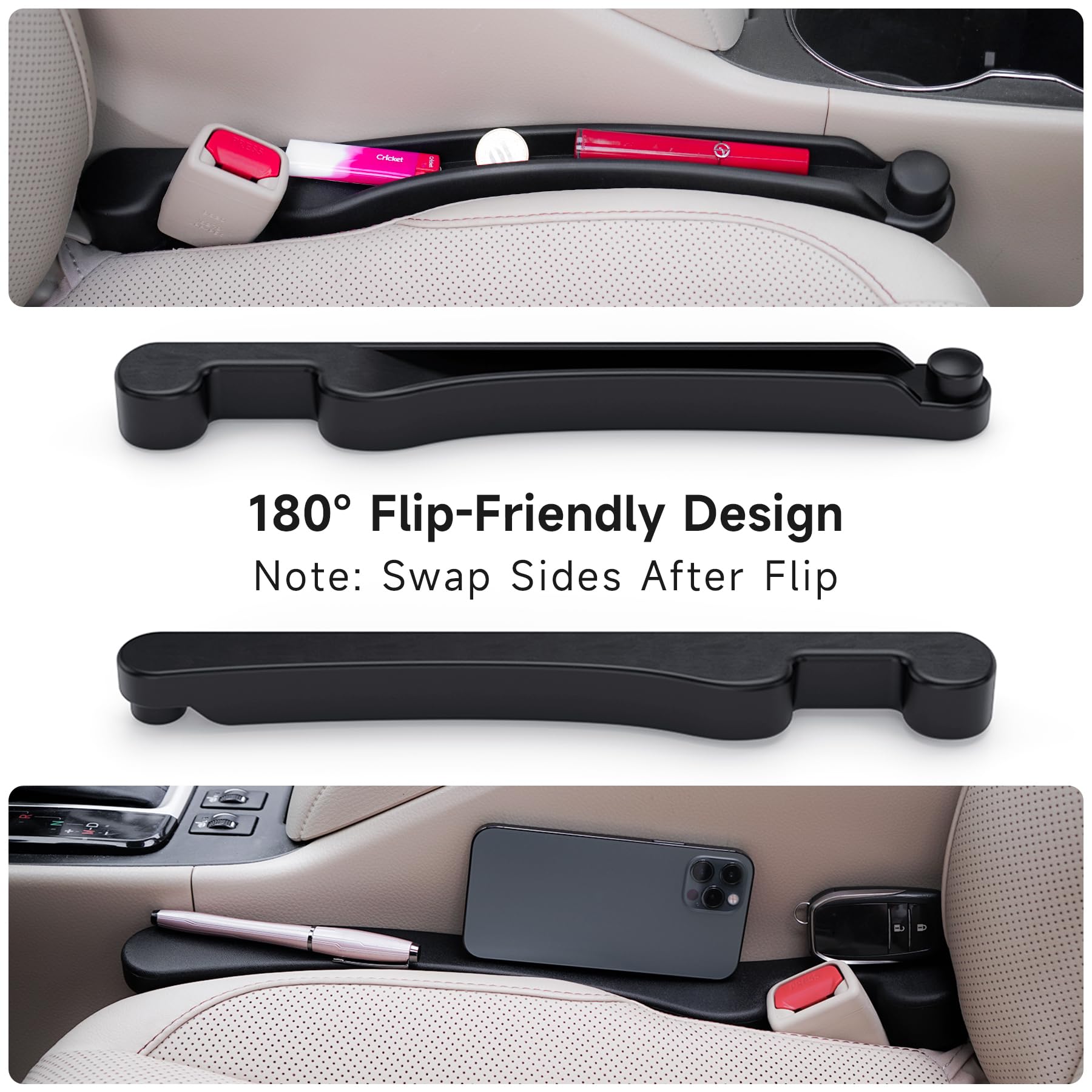 Givifive packaging two-piece set displayed for driver and passenger convenience