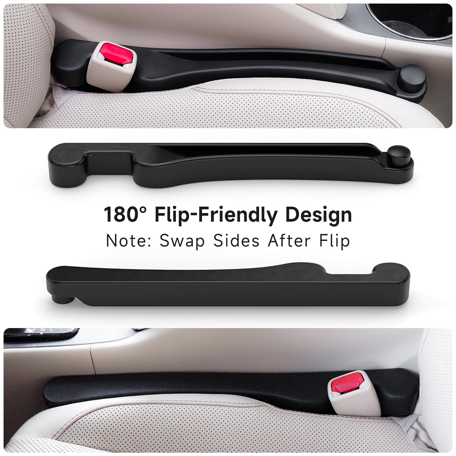 Givifive size check with seat belt tongue for correct Standard or Narrow fit