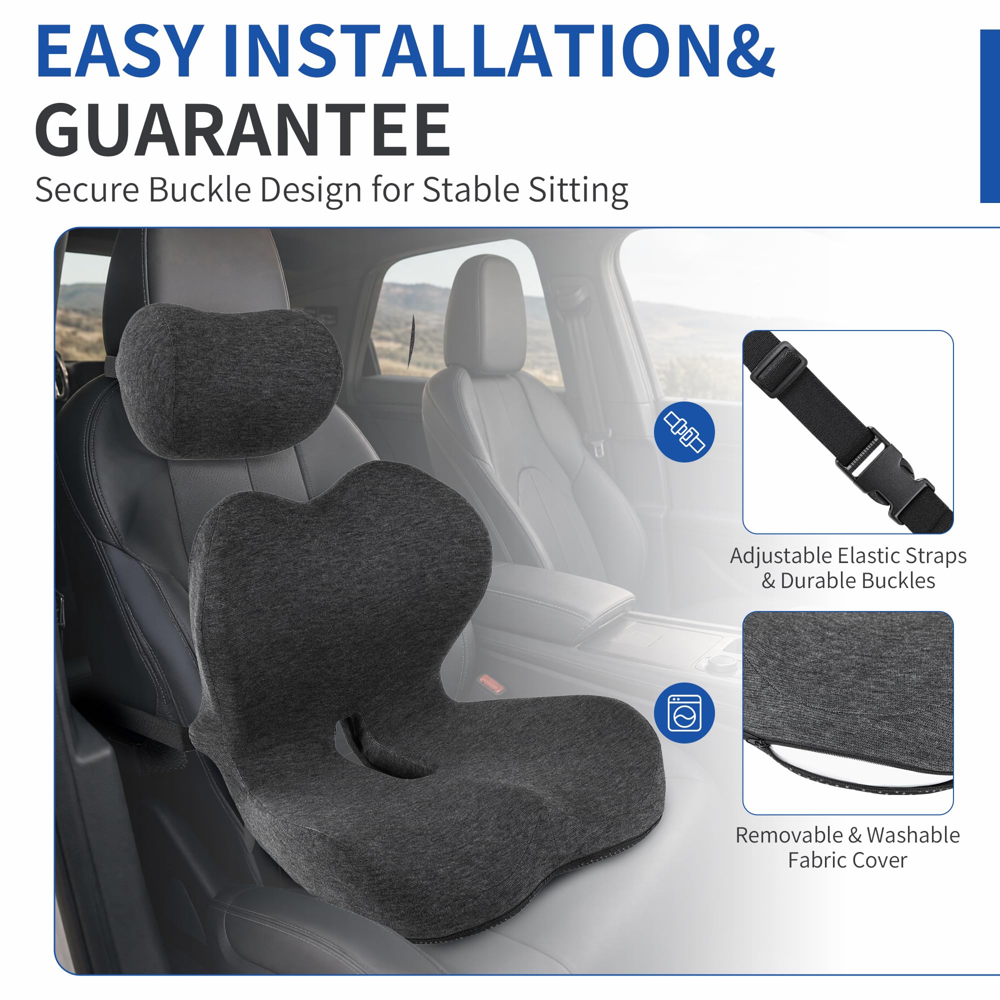 GKTKG on office chair showing versatile support for desk workers