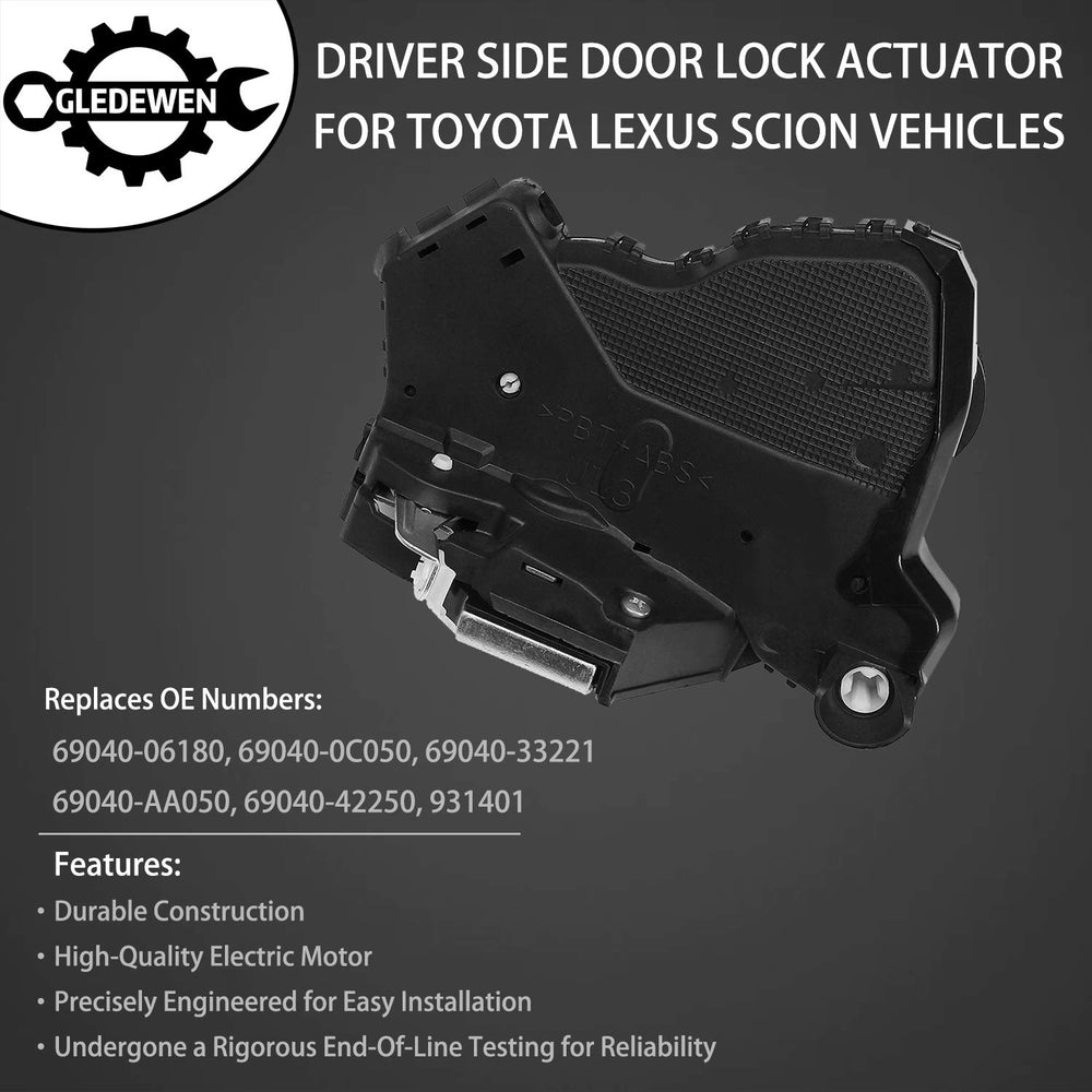 Gledewen actuator front view demonstrating OE-fit shape and durability