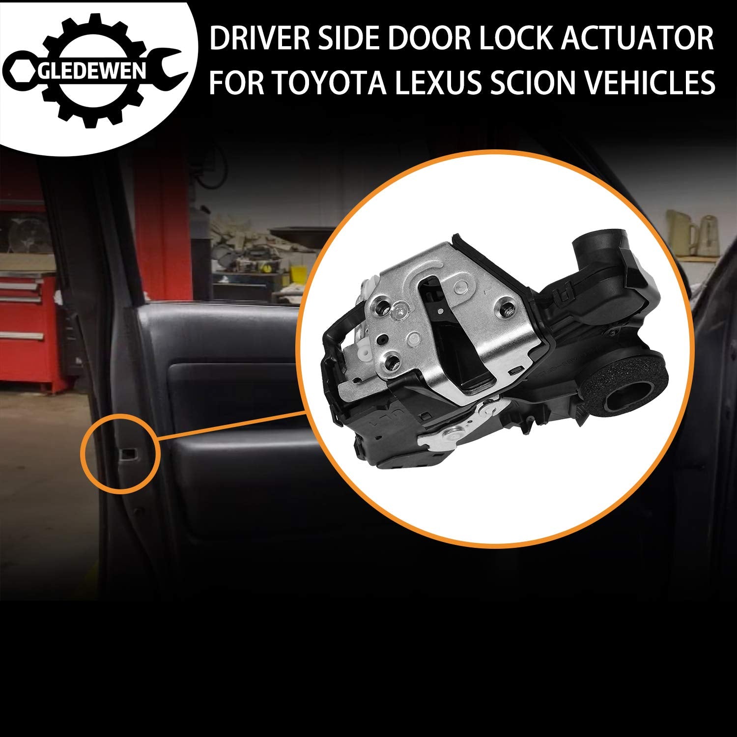 Gledewen actuator motor and gear detail illustrating robust performance