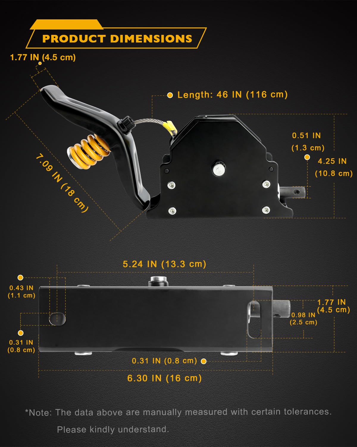 Gledewen crank rod detail illustrating easy manual operation benefit