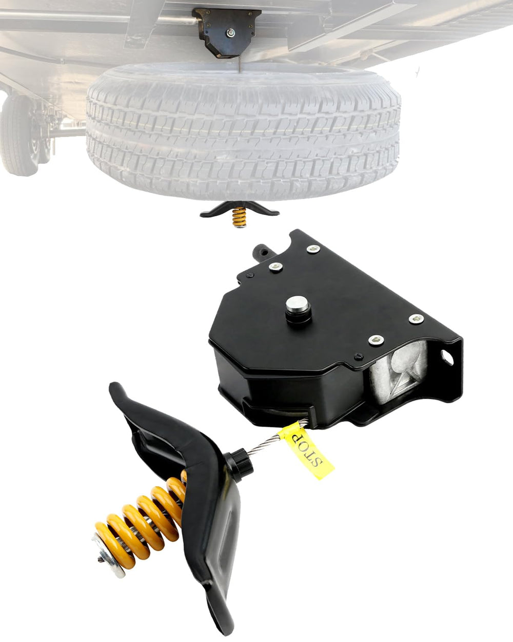 Gledewen front assembly view showing compact mount and secure fit benefit