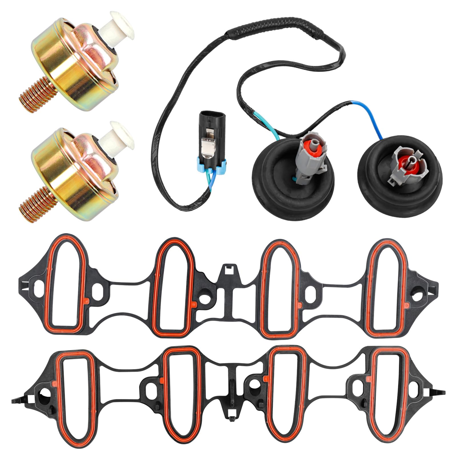 Gledewen front packaging showing complete dual knock sensor kit for reliable replacement