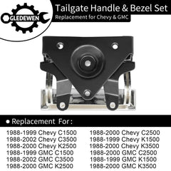 Gledewen handle installed on truck tailgate showing improved appearance and functionality