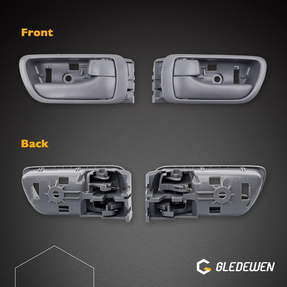 Gledewen handle lock button detail showing smooth operation and fit