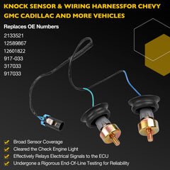 Gledewen knock sensor close-up showing terminal detail and long-lasting conductivity