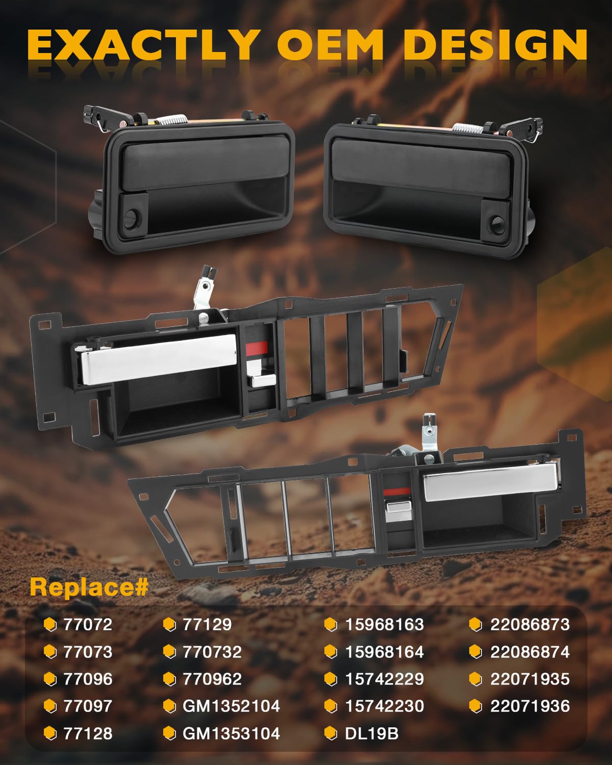 Gledewen two lock cylinders and two keys included for secure replacement benefit