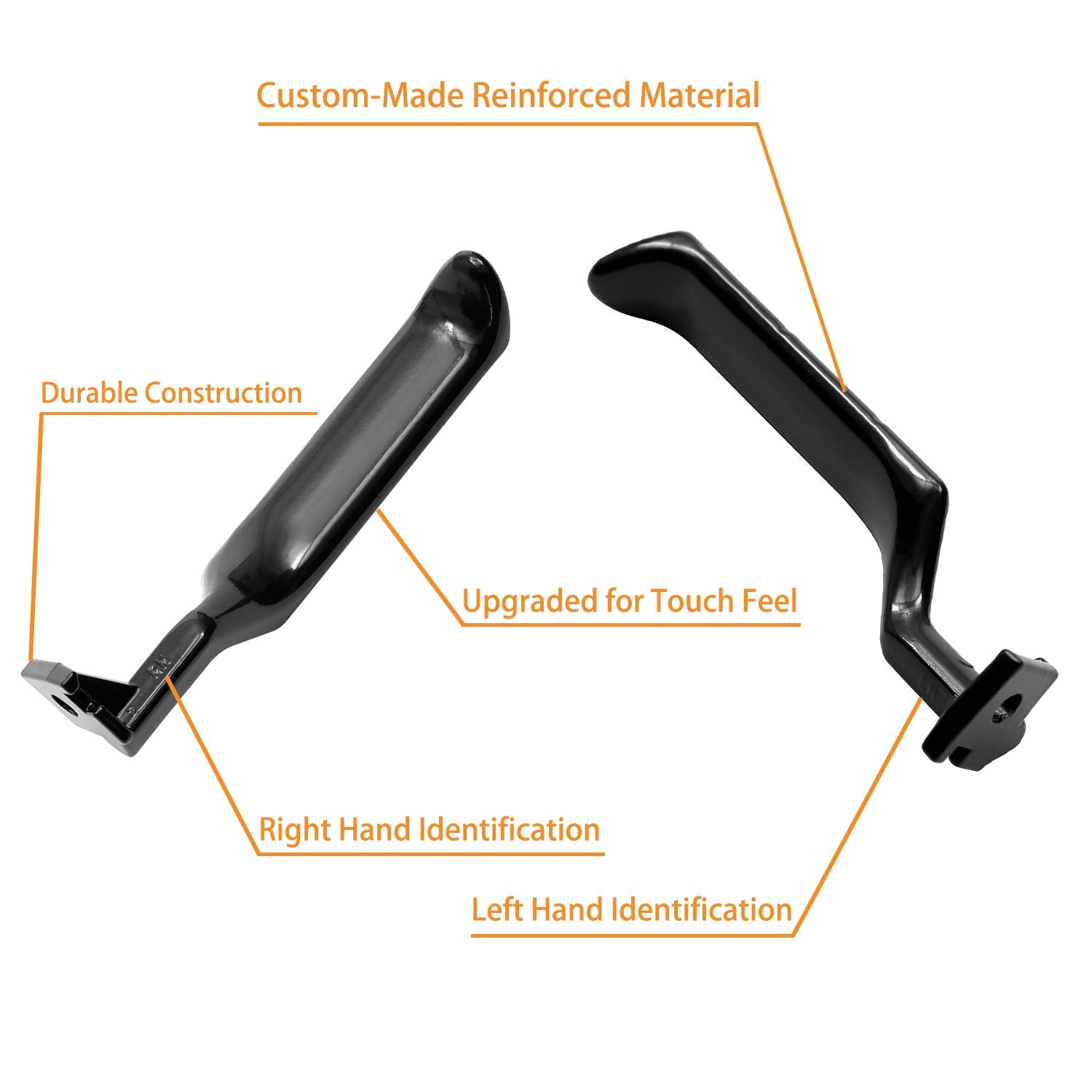 Gledewen handle next to ruler showing scale for confident fit verification