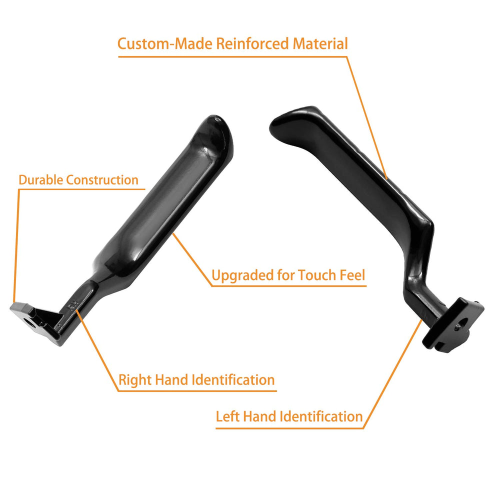 Gledewen handle next to ruler showing scale for confident fit verification