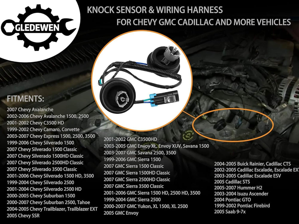 Gledewen wiring harness connector detail illustrating corrosion-resistant terminals benefit