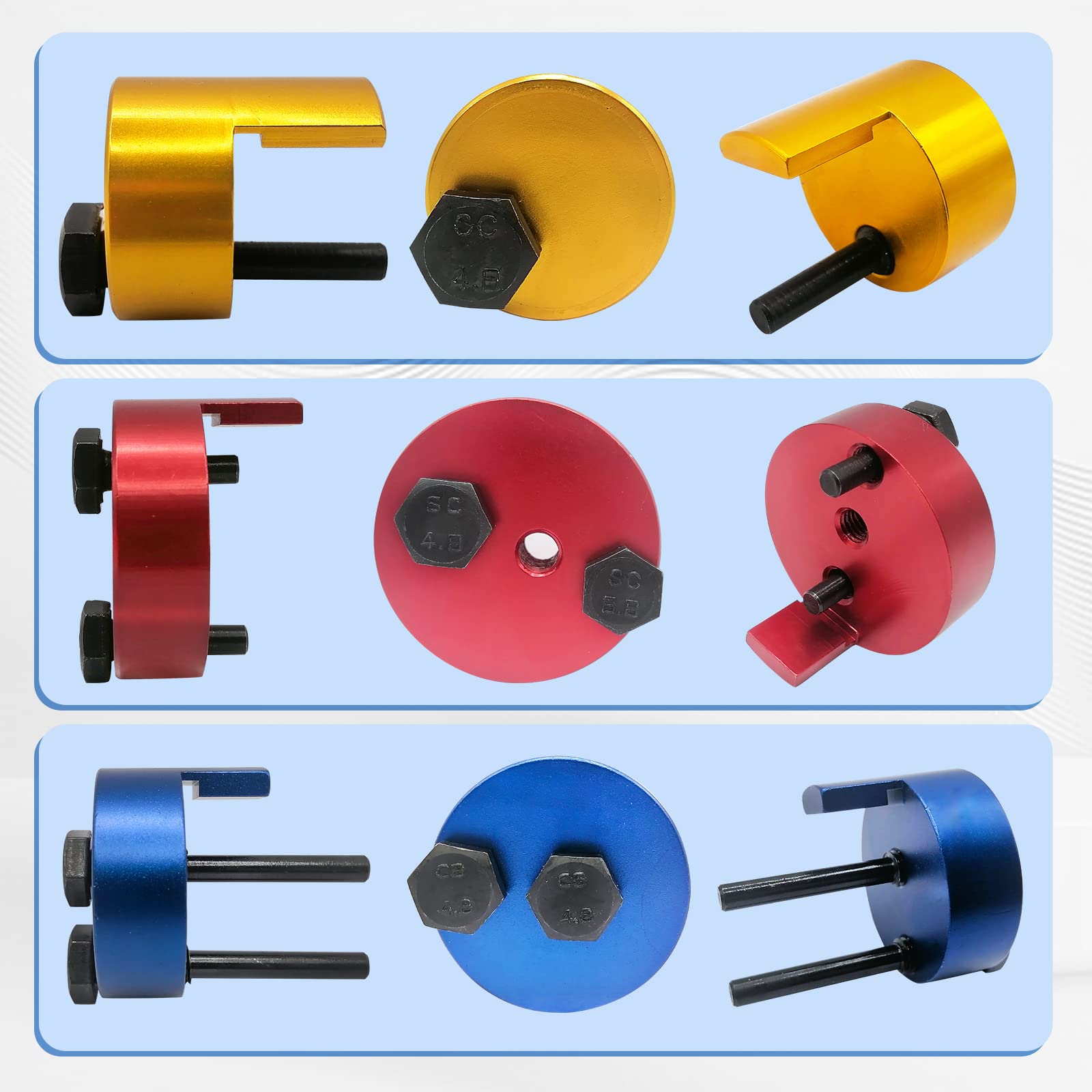 GLEXQLAO tool guiding stretch belt over deep pulley to prevent damage