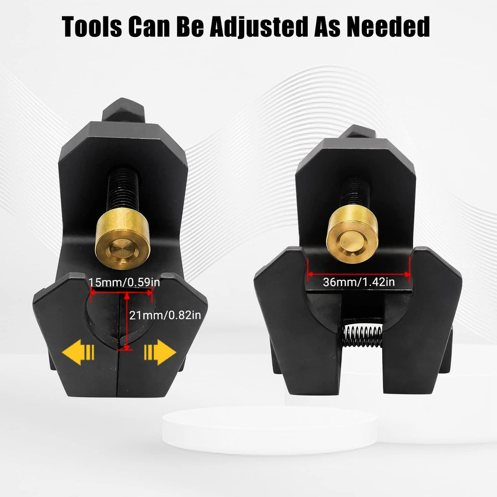 GLEXQLAO detailed support arm showing pulling depth adjustment and secure alignment benefit