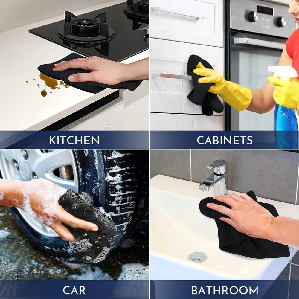 GLIMGLINT wet cloth absorbing spill quickly to show superior absorbency