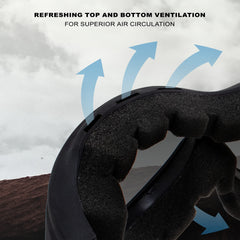Global Vision side profile highlighting flexible frame and comfortable fit