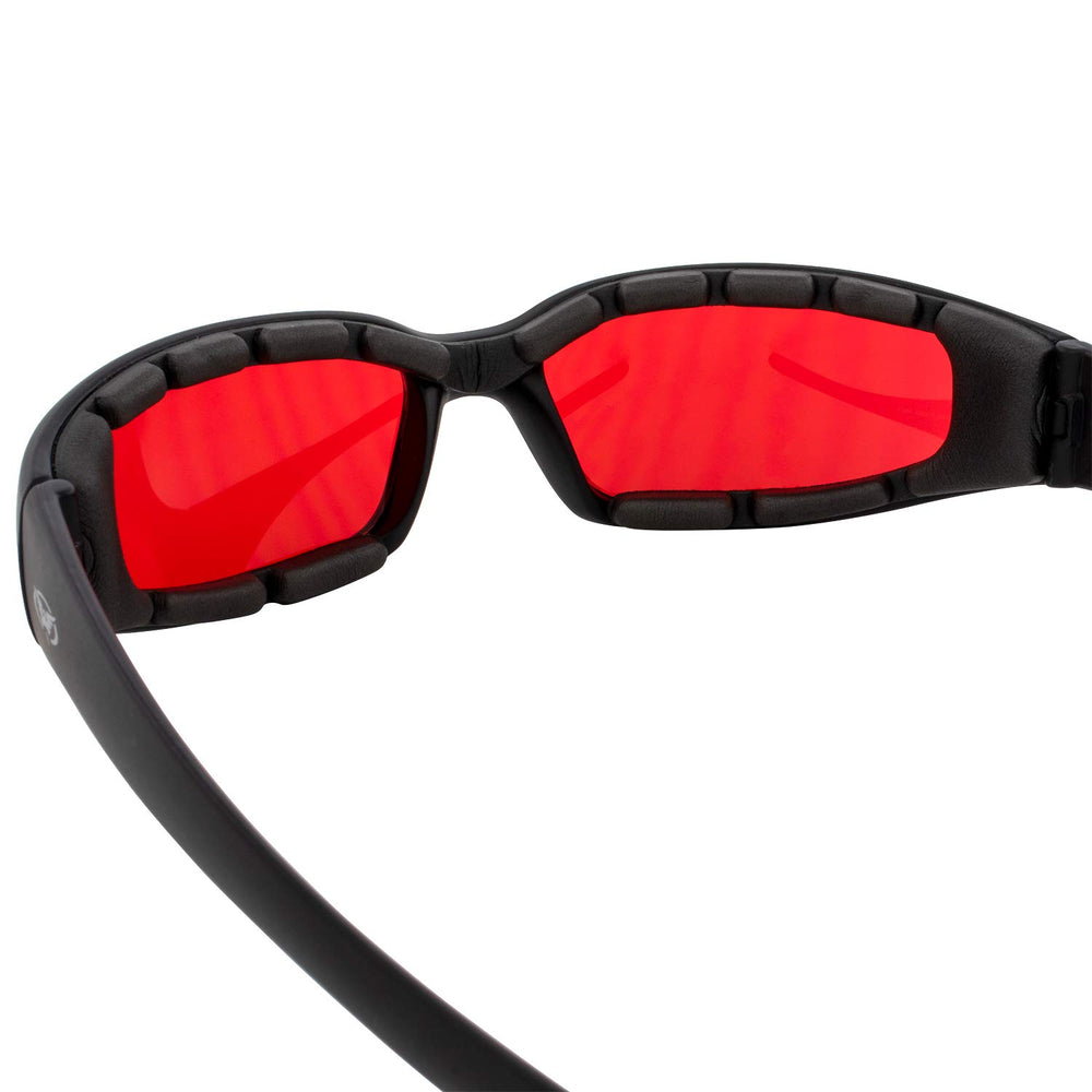 Global Vision scaled on hand showing lightweight durable construction