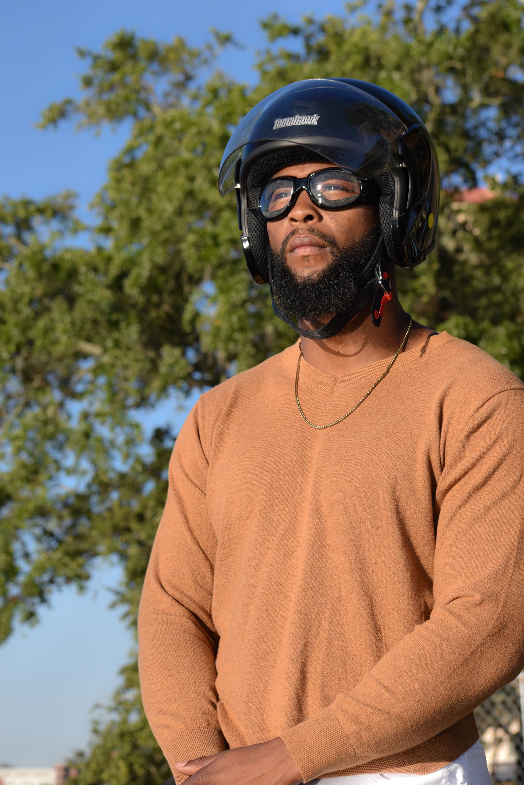 Global Vision smoke lens close-up reducing glare for daytime comfort