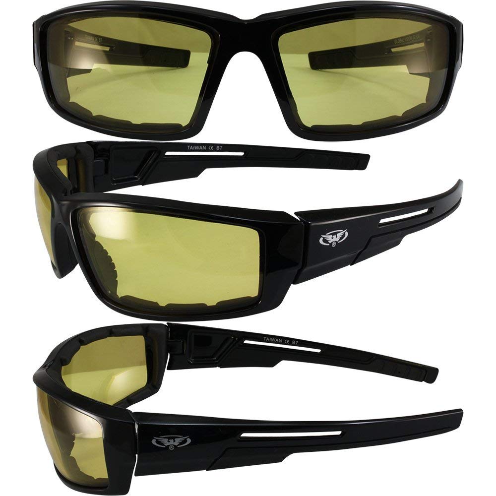 Global Vision lens scratch-resistant coating demo illustrating durable surface