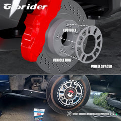glorider side profile showing 5mm thickness and lightweight alloy benefit