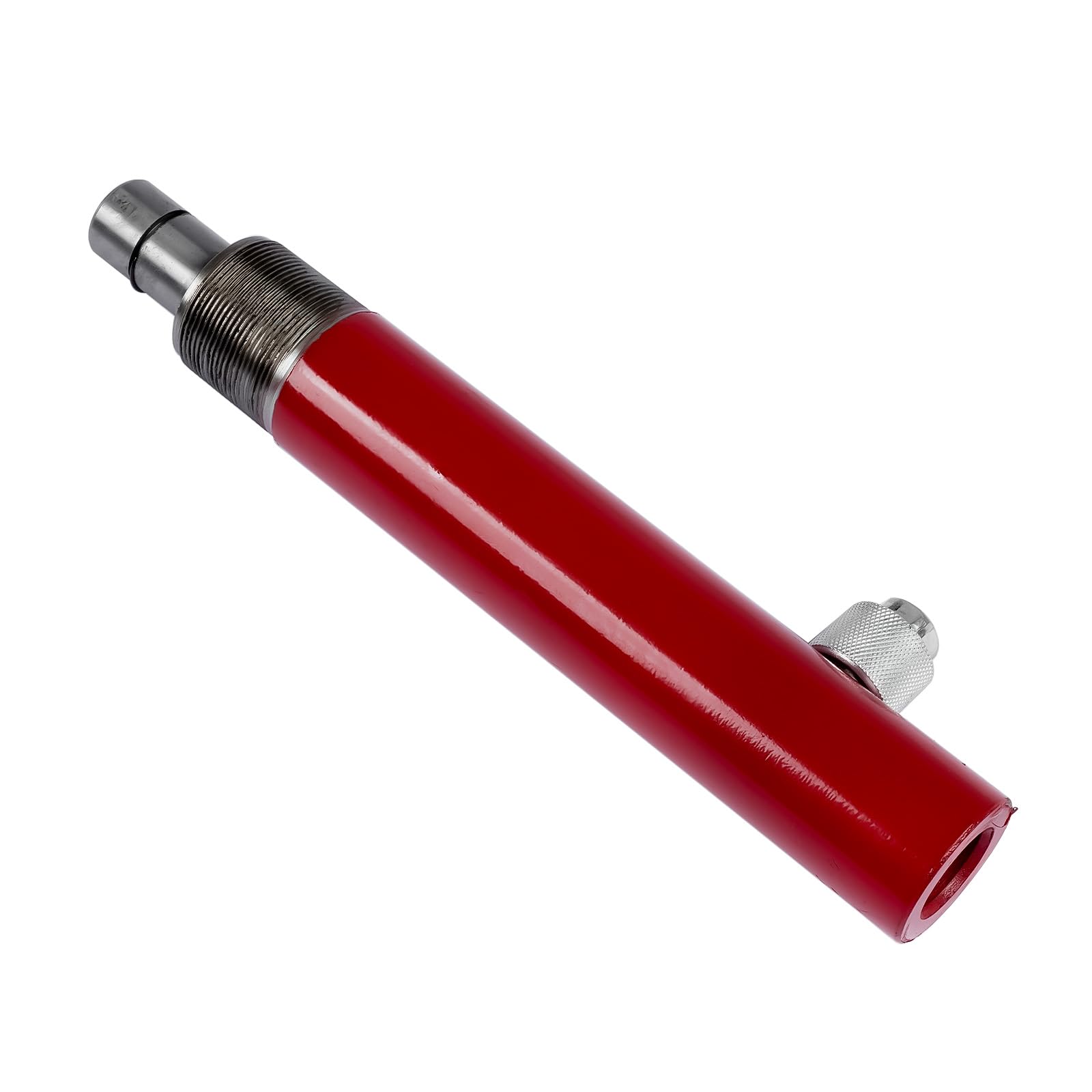 GLOSSY AUTO PARTS side profile of hydraulic ram illustrating robust metal construction and reliability