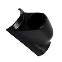 GlowShift front view of black single pillar pod showing mounting opening and clean lines