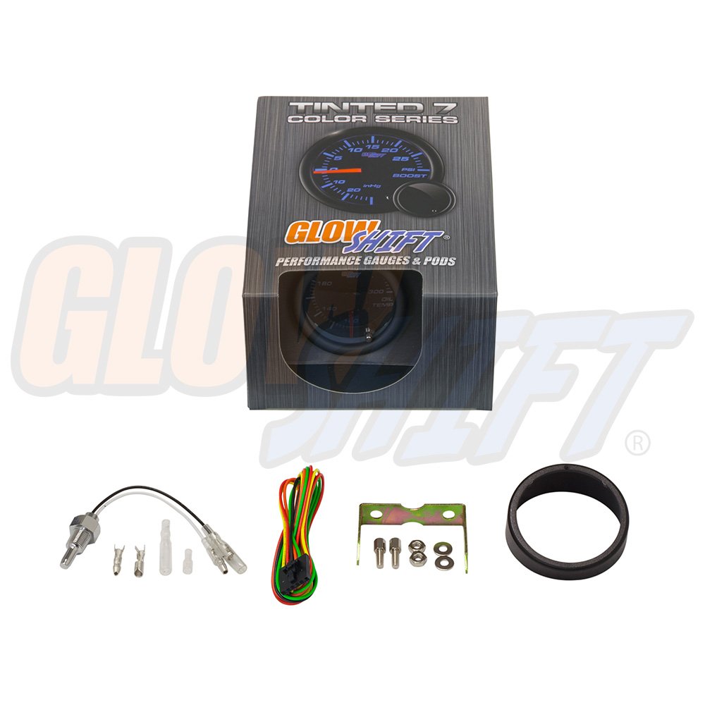 GlowShift gauge next to ruler showing 52mm size for fit confirmation