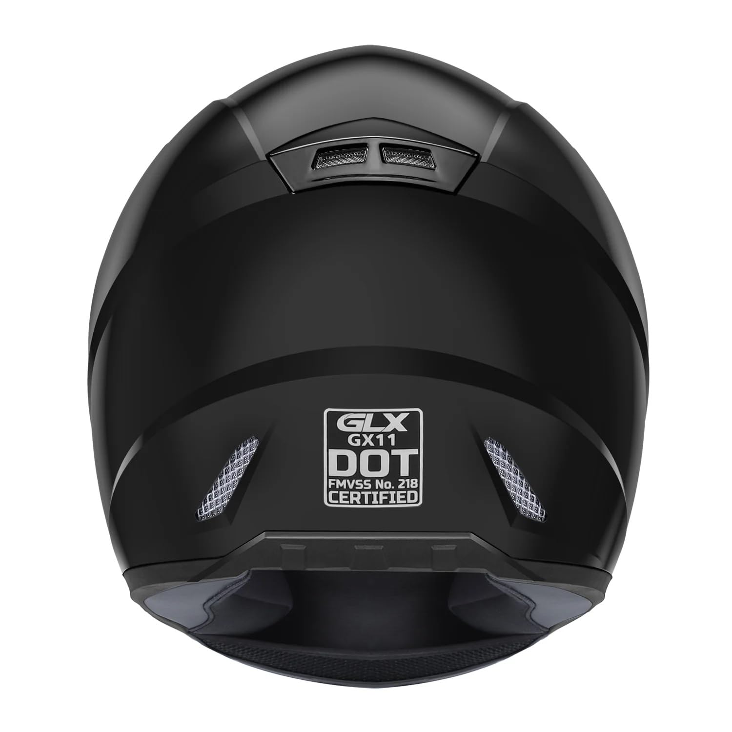 GLX GX11 beside helmet bag showing compact size and easy storage