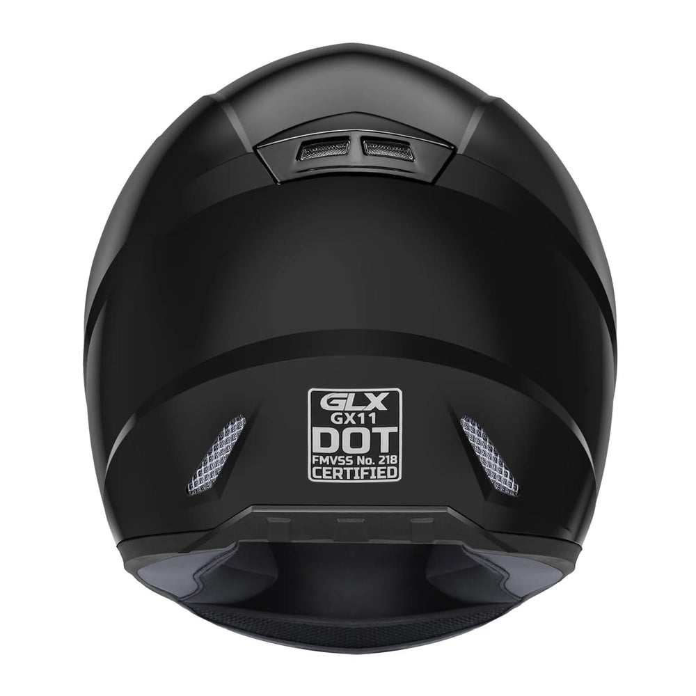 GLX GX11 beside helmet bag showing compact size and easy storage