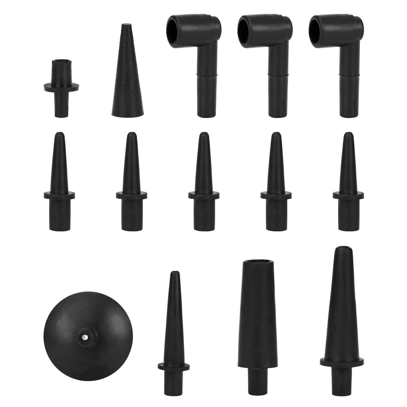 Gnhydxfe adapter set layout showing multiple fittings for universal compatibility