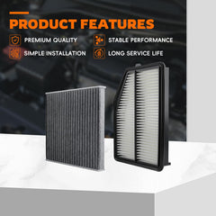GoaMotors cabin filter close-up of pleated media highlighting dust capture