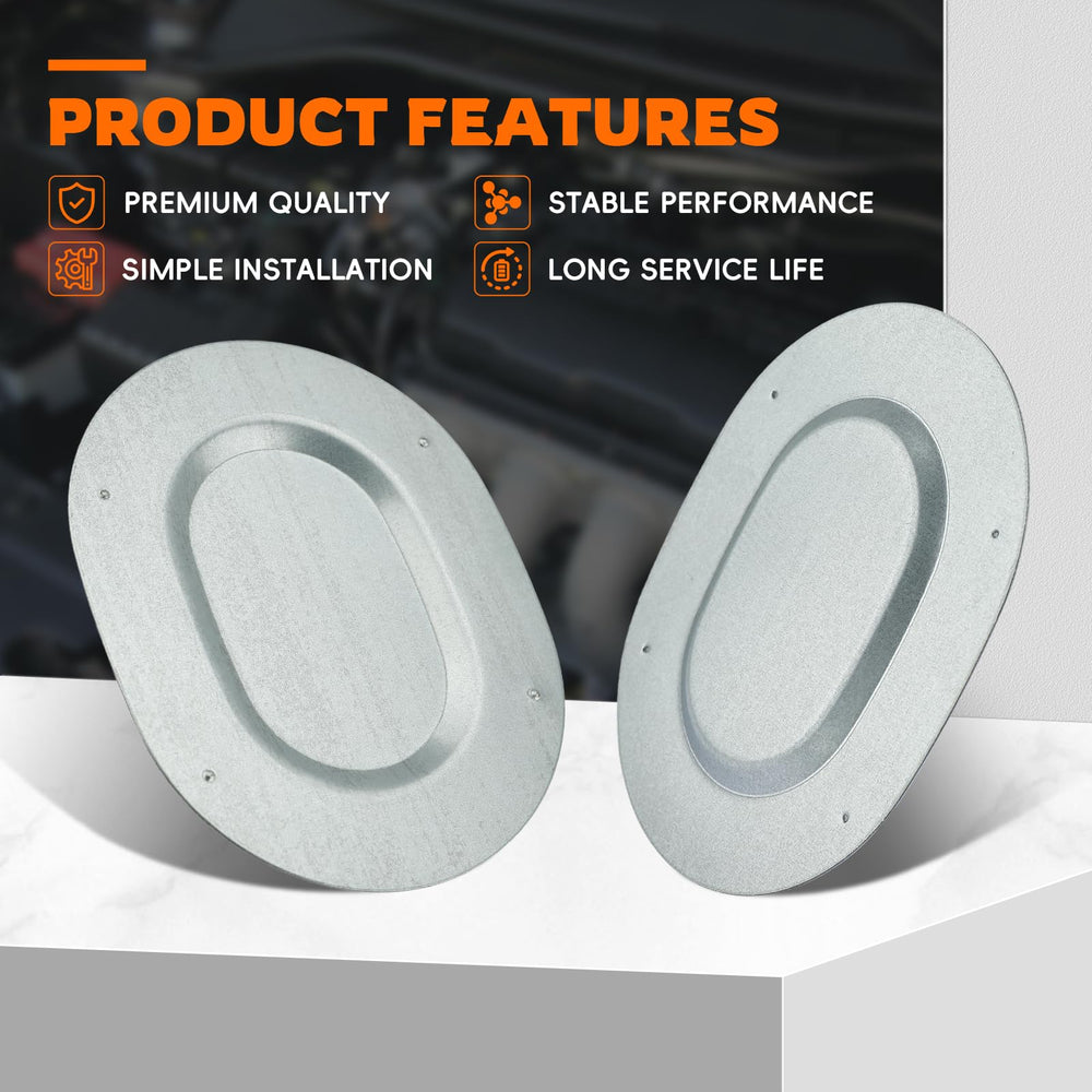 GoaMotors drain plug covers next to a ruler showing exact size for confirmation before fitting