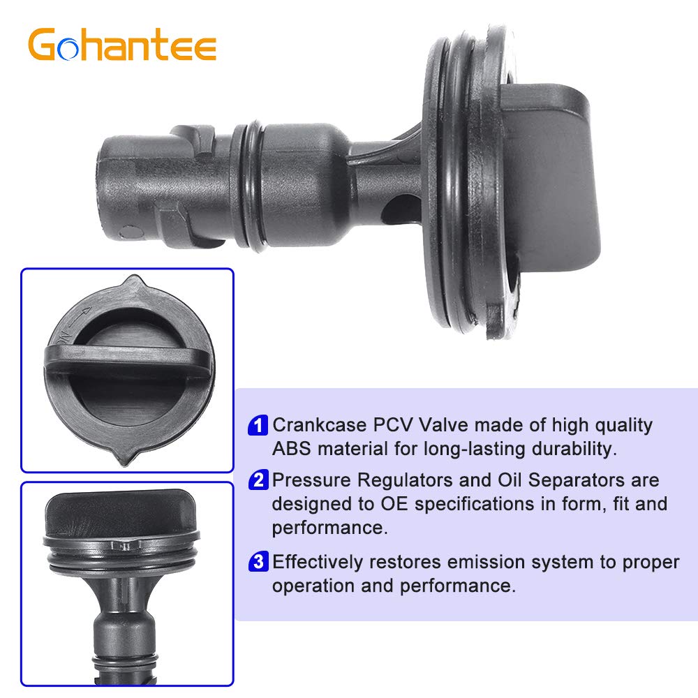 gohantee PCV valve installed under hood of Ram 1500 for easy service benefit