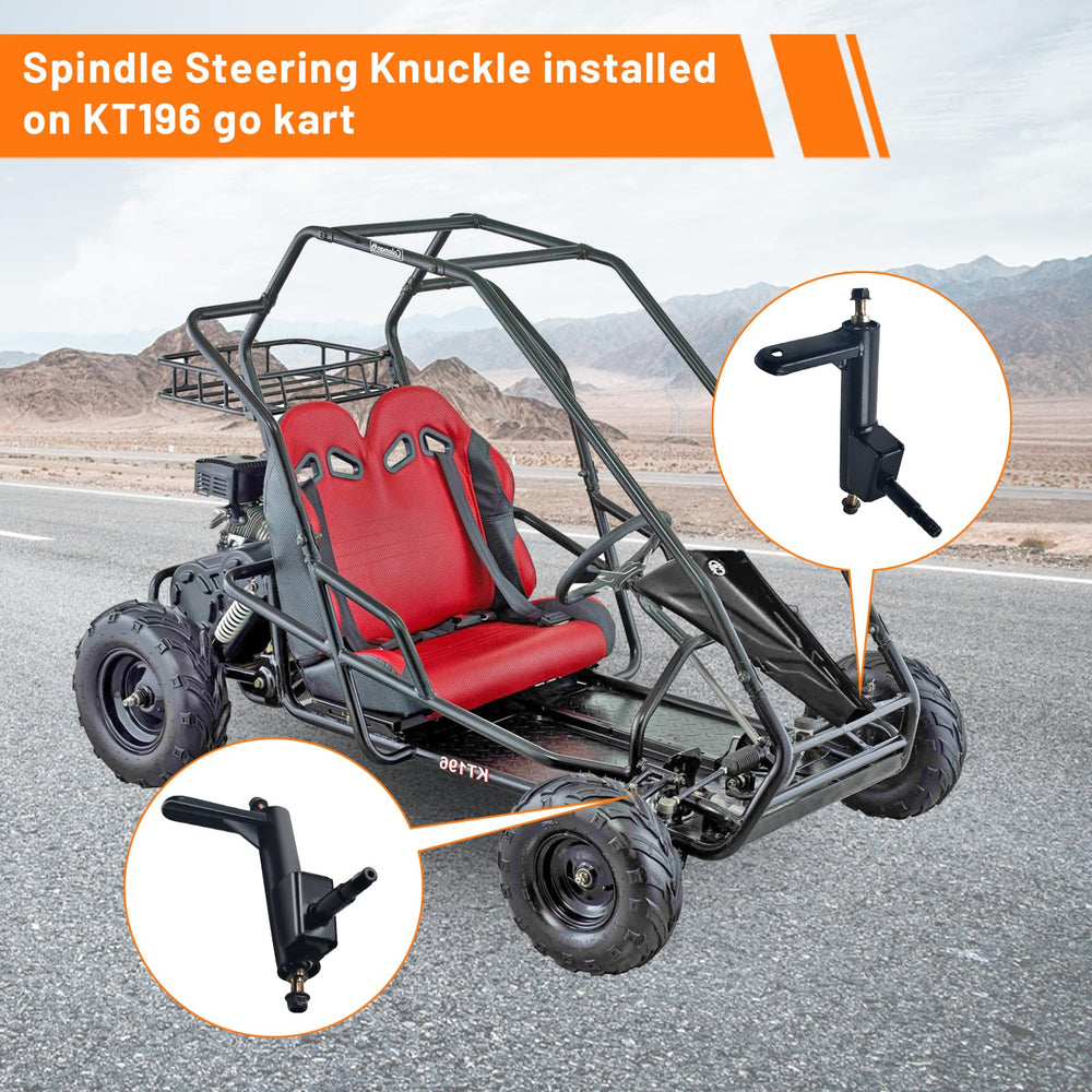 GOIRTUTSS left spindle side profile demonstrating alloy strength and restored steering precision