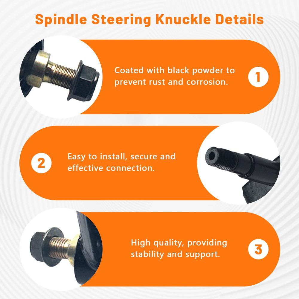 GOIRTUTSS right spindle side profile highlighting corrosion coating for longer service life