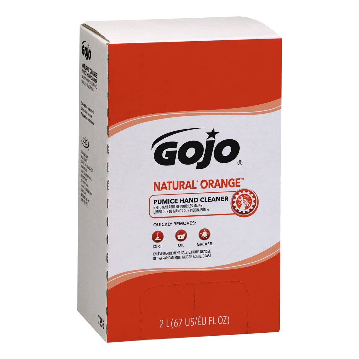 GOJO PRO TDX front packaging showing label and citrus scent, clear identification benefit