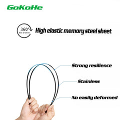 GoKoHe frame detail with steel insert showing reinforced durability benefit