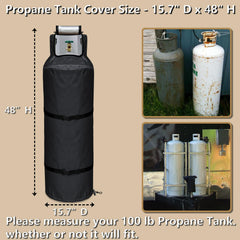 GoldenRaindrop close-up of waterproof zipper top window for easy valve access
