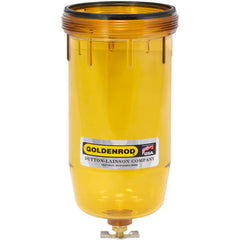Goldenrod front view replacement bowl showing clear housing and reliable monitoring