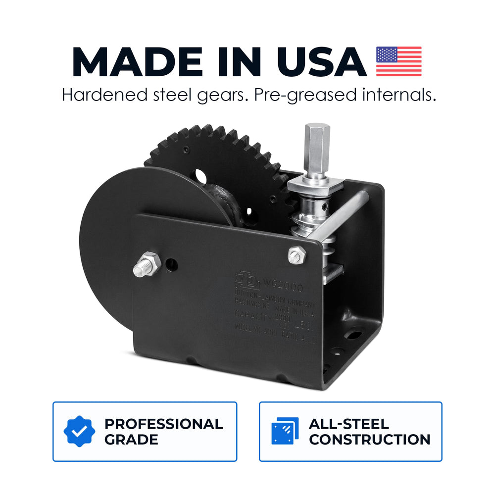 Goldenrod WG2000HEX internal gears close-up highlighting hardened steel and durable construction