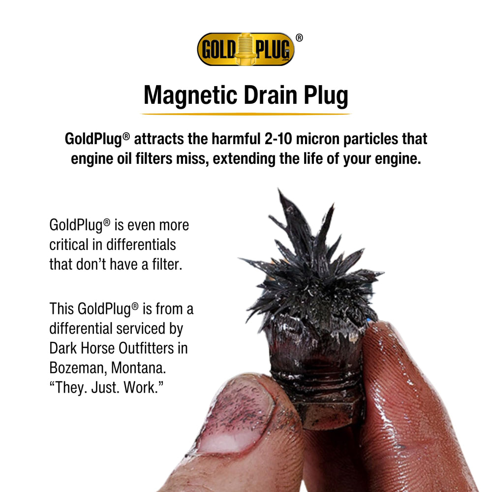 GoldPlug installed in engine bay showing direct-fit ease and compatibility benefit