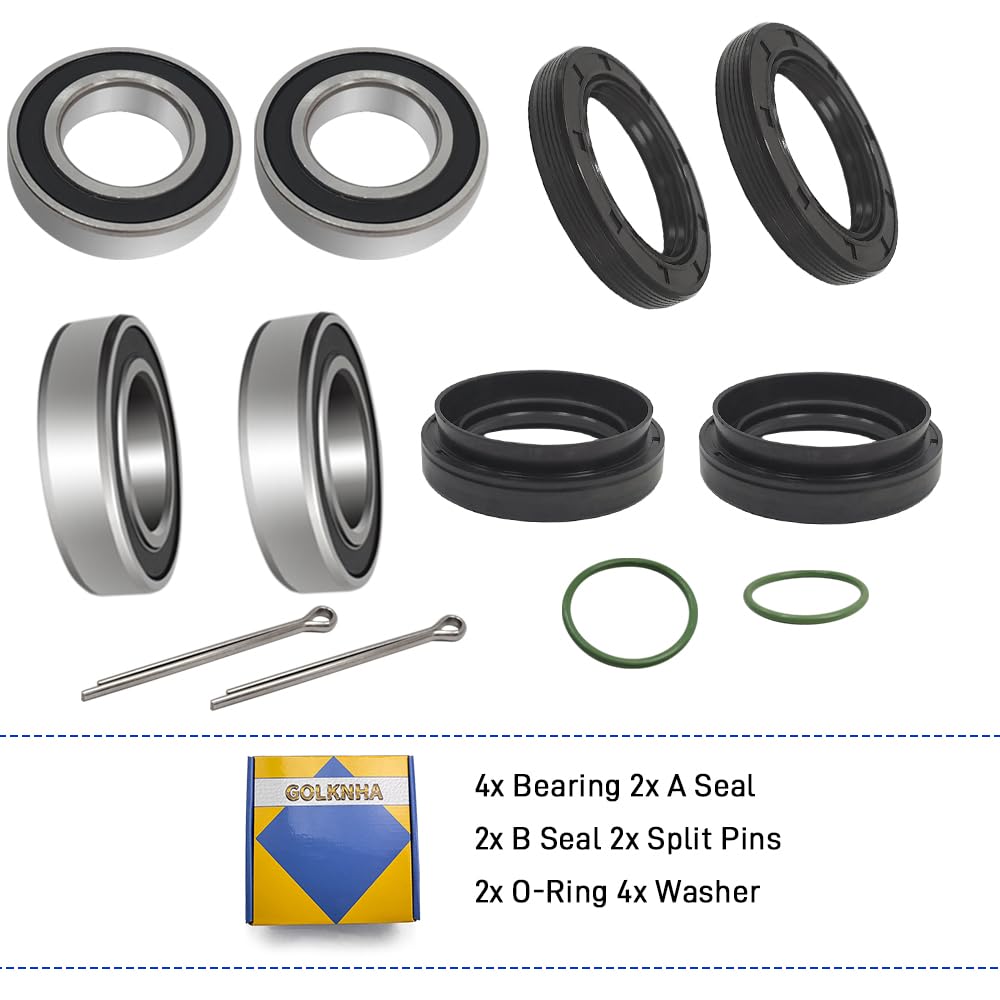 GOLKNHA bearing close-up showing steel and nitrile seal for durable rotation