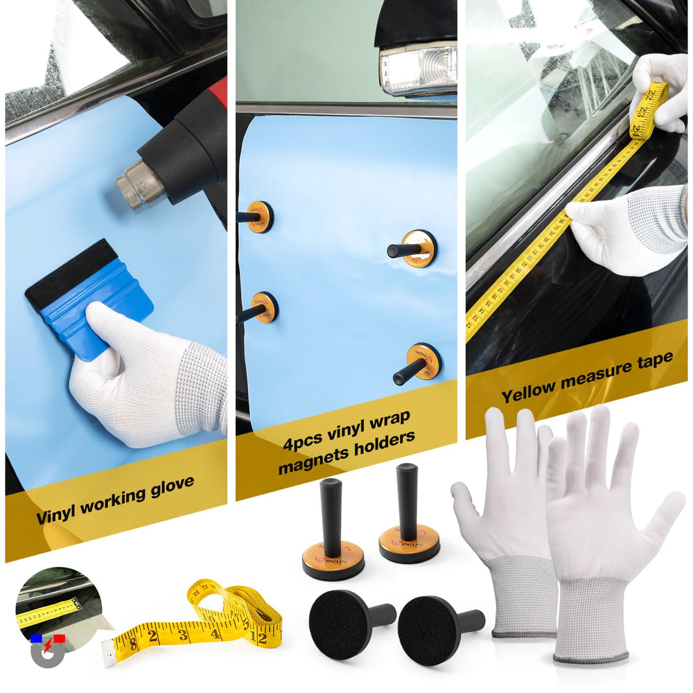 Gomake vinyl magnets holding film steady for accurate alignment