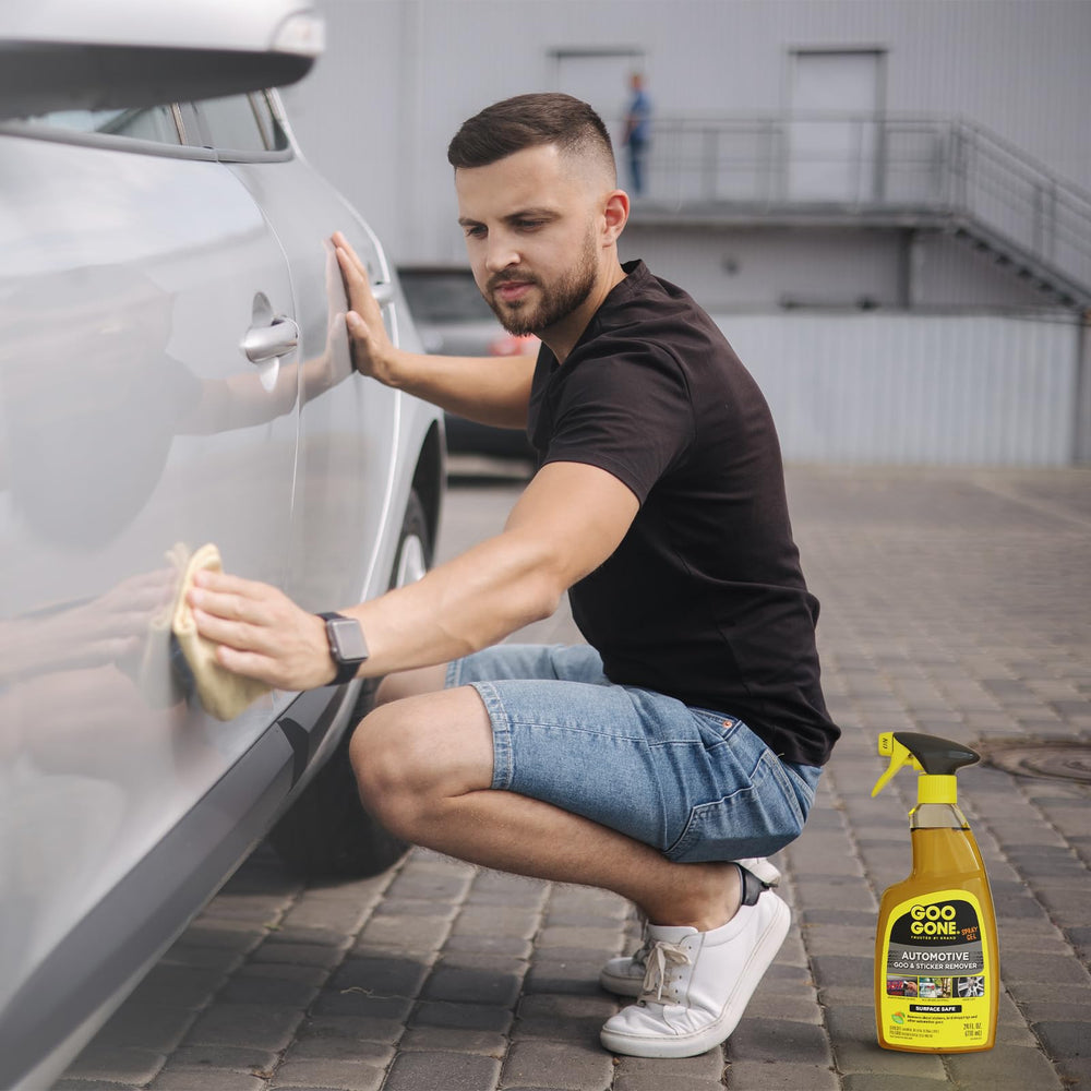 Using Goo Gone on rim brake dust to restore wheel shine quickly