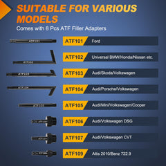 GOOACC adapter set labeled with numbers for quick vehicle-specific selection