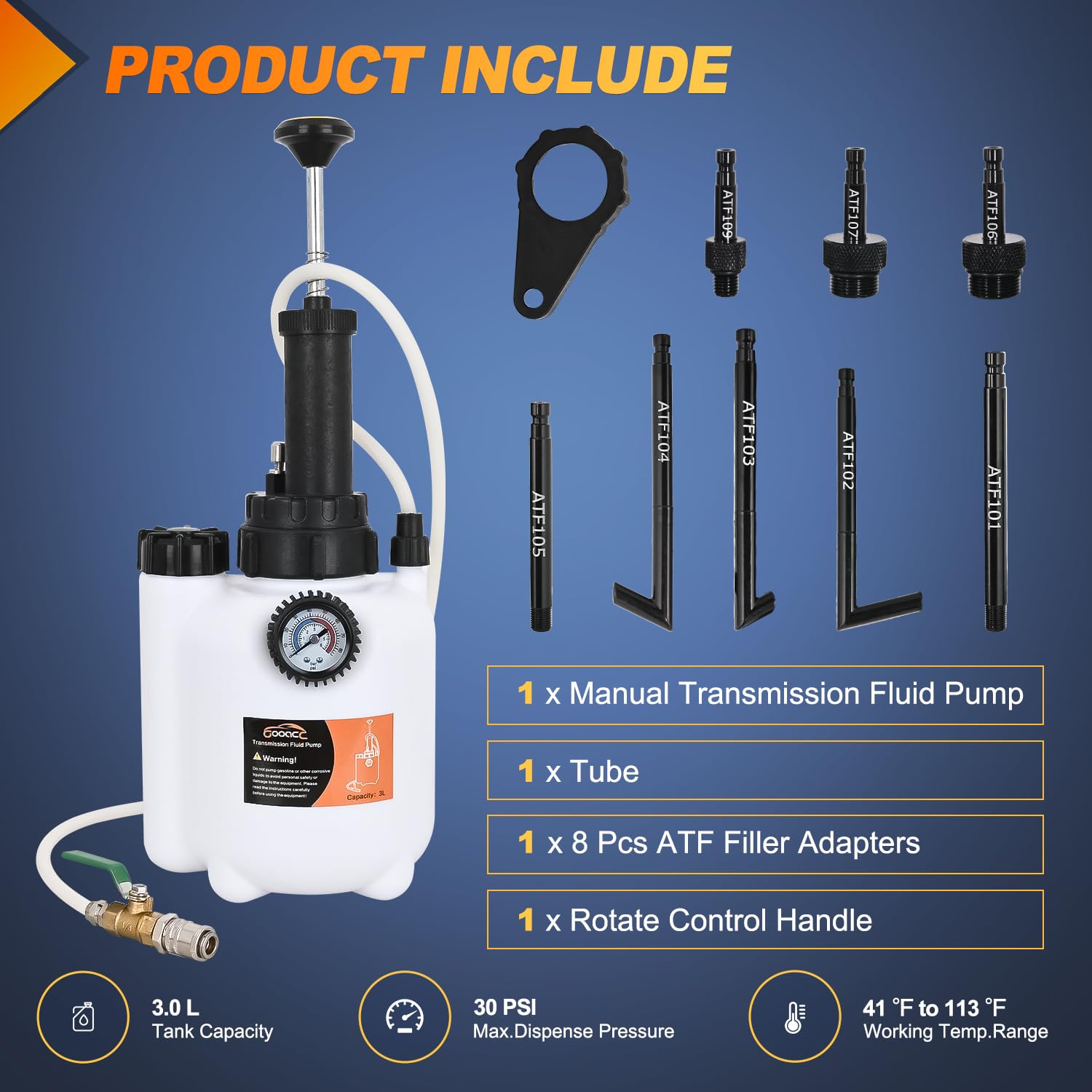 GOOACC refilling transmission demonstration showing clean, controlled oil transfer