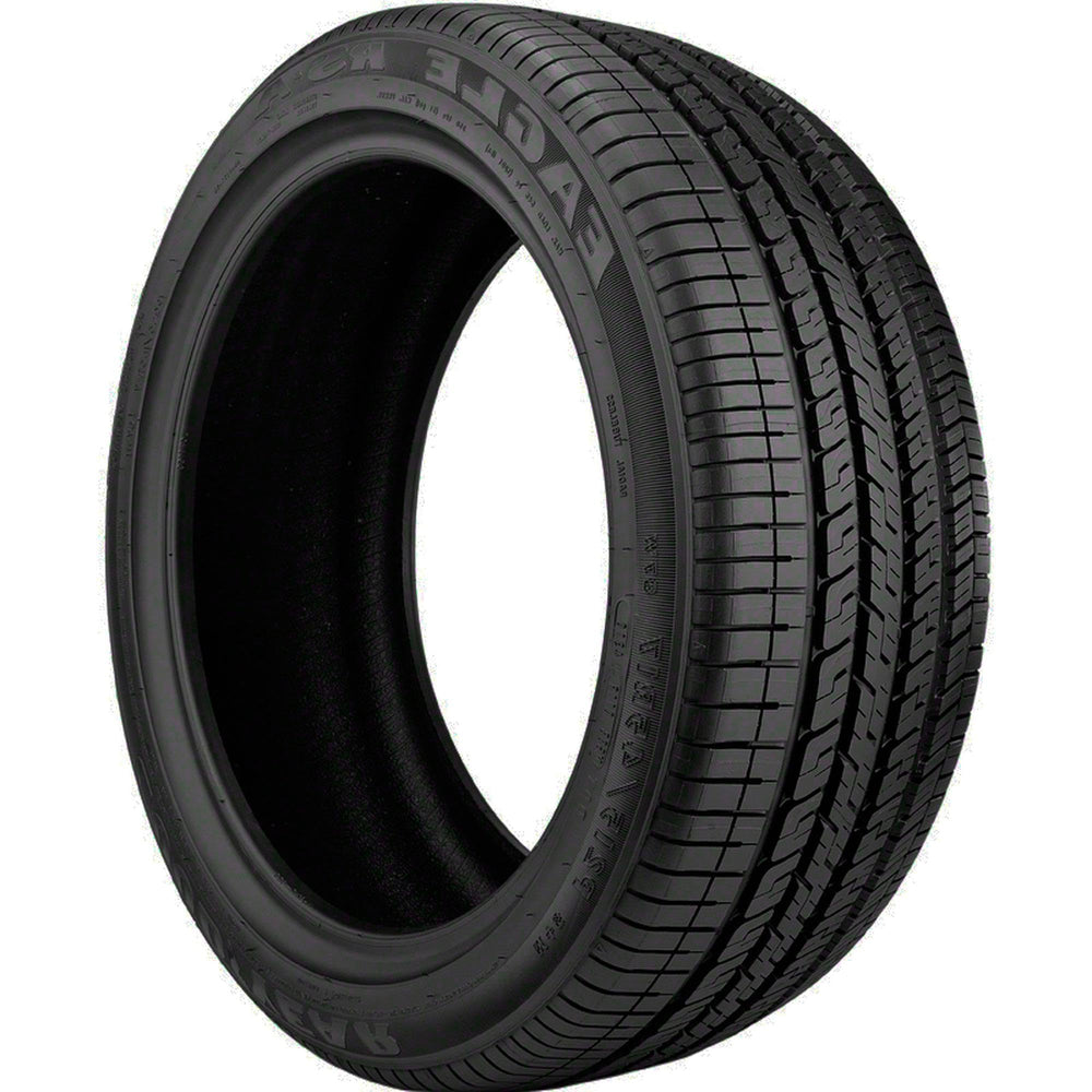 Goodyear Eagle RS-A next to ruler for size scale and fitment assurance on vehicles