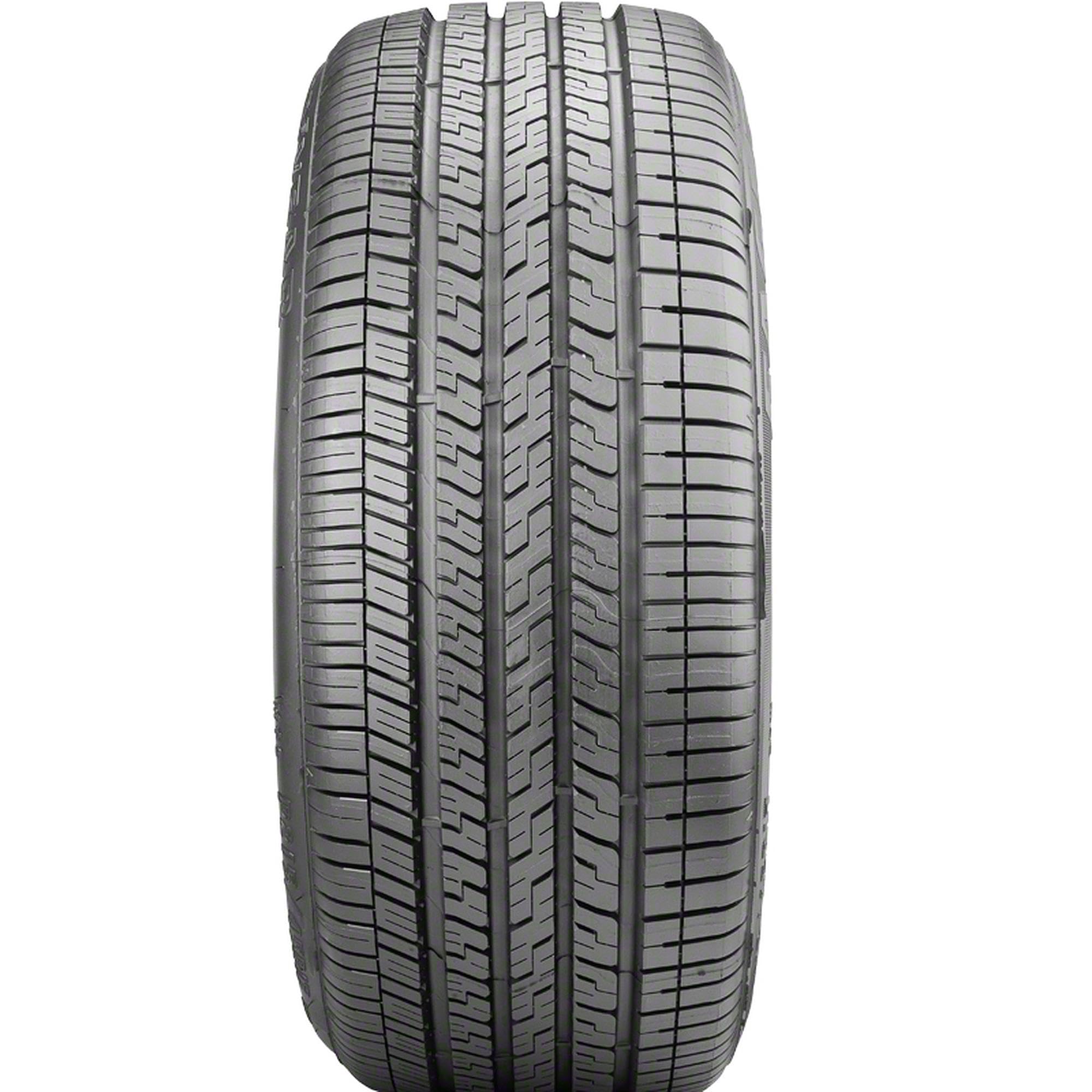 Goodyear Eagle RS-A tread close-up highlighting grooves and siping for improved wet traction