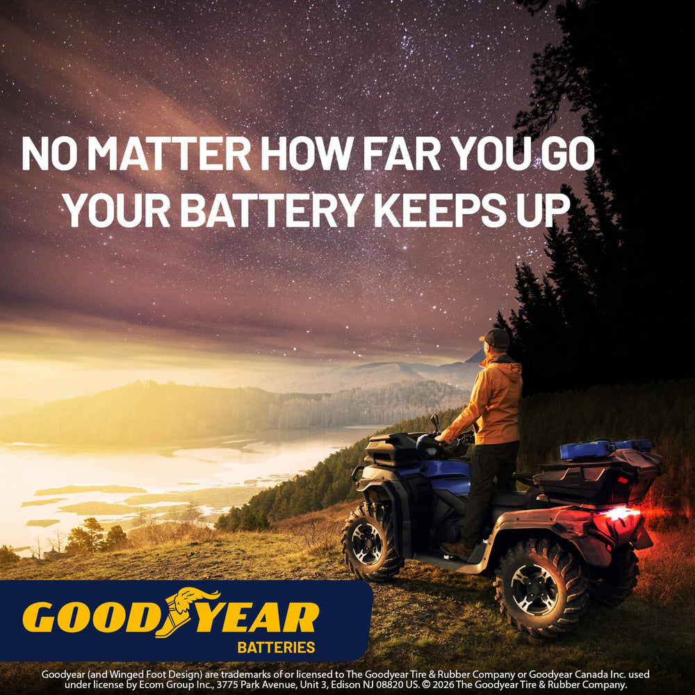 Goodyear GYTX20L packaged with screws included for straightforward installation