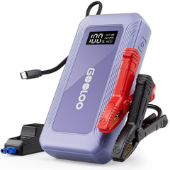 GOOLOO G7 front view showing compact design and quick-start benefit